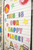 Load image into Gallery viewer, Hooray for School! – Handwriting Bulletin Board Paper | Schoolgirl Style x Fadeless®