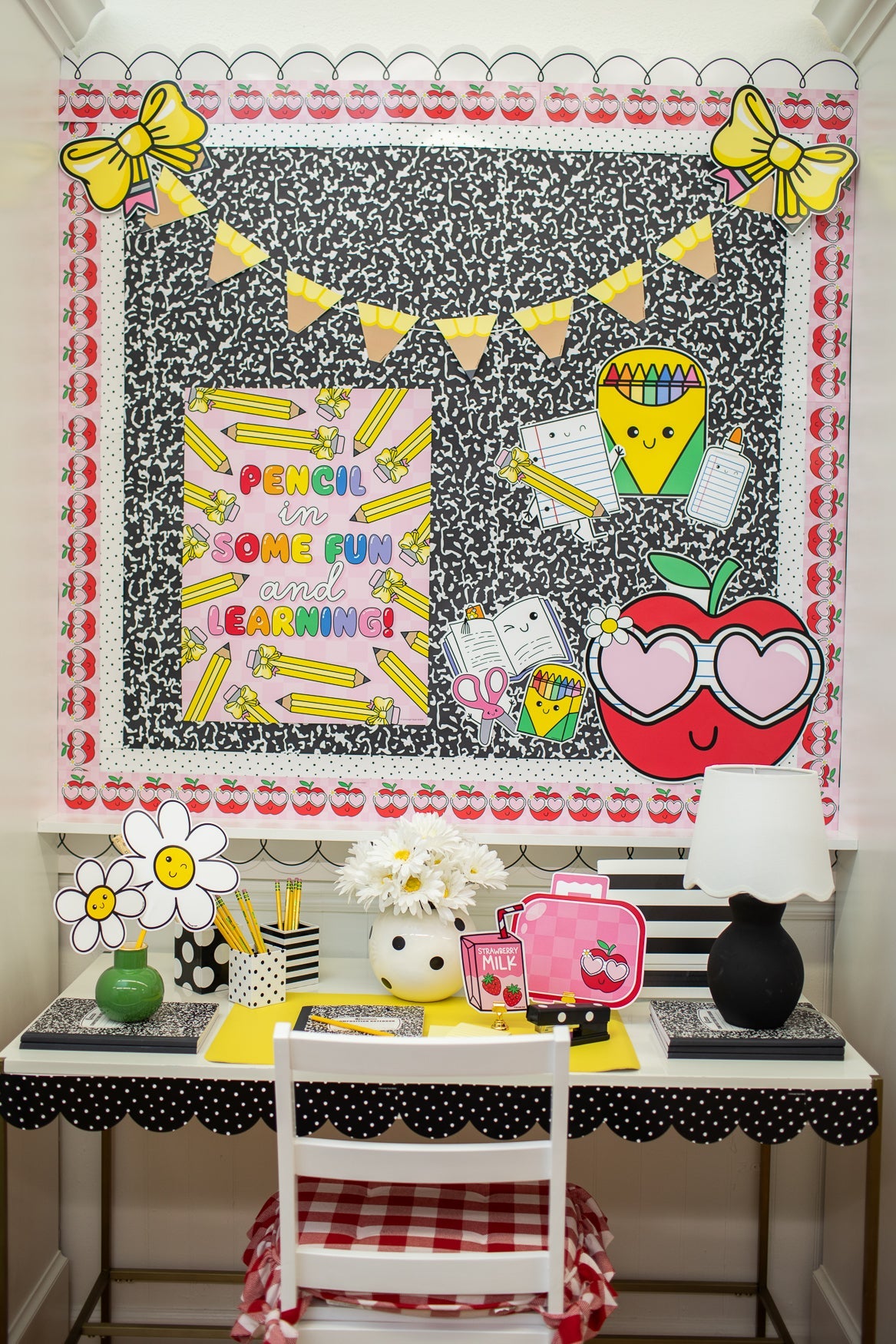 Pencil In Some Fun Bright Rainbow Classroom Poster | School Days