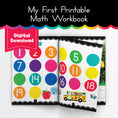 Load image into Gallery viewer, My First Printable Math Workbook