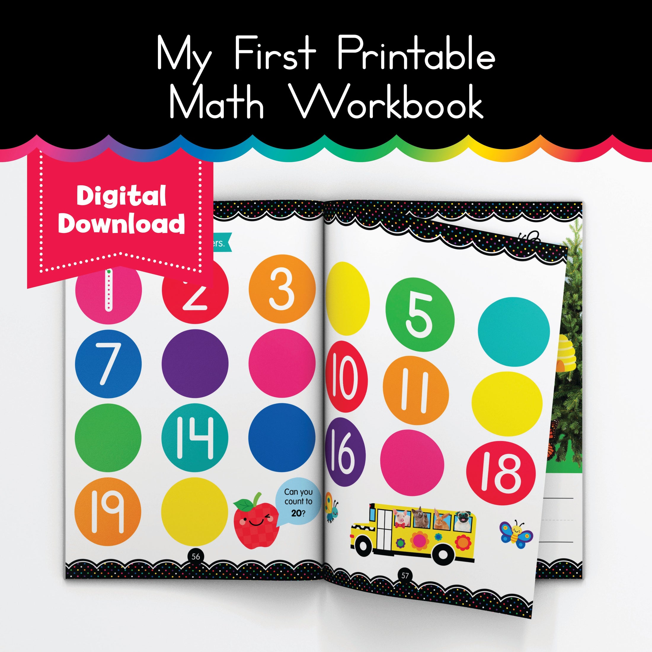 My First Printable Math Workbook