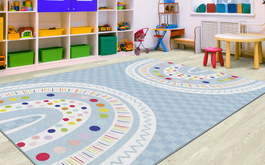 Over the Rainbow Classroom Rug by Schoolgirl Style