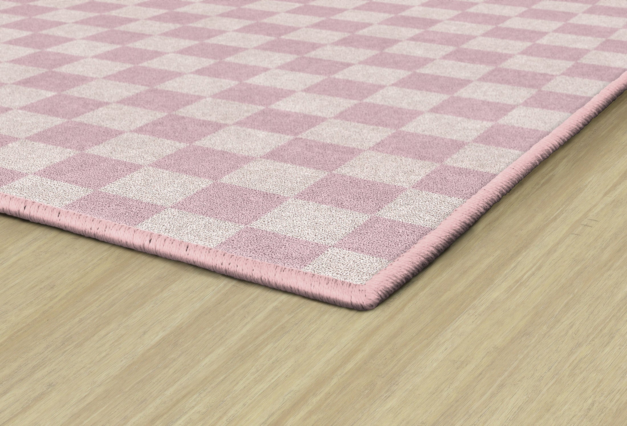 Pink Checkerboard Classroom Rug by Schoolgirl Style