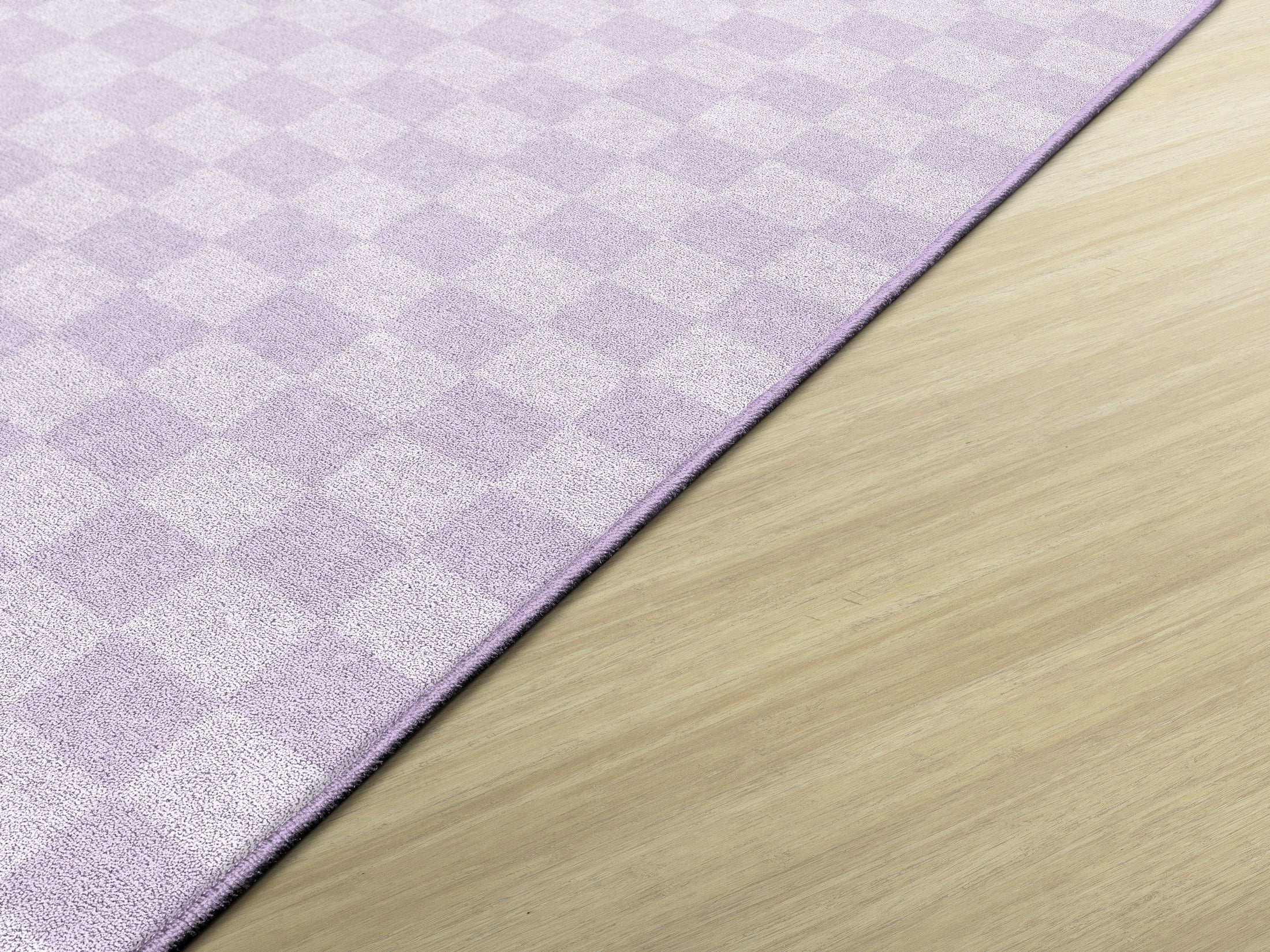 Lavender Checkerboard Rug