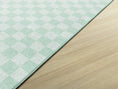 Load image into Gallery viewer, Mint Checkerboard Rug Classroom Rug by schoolgirl style
