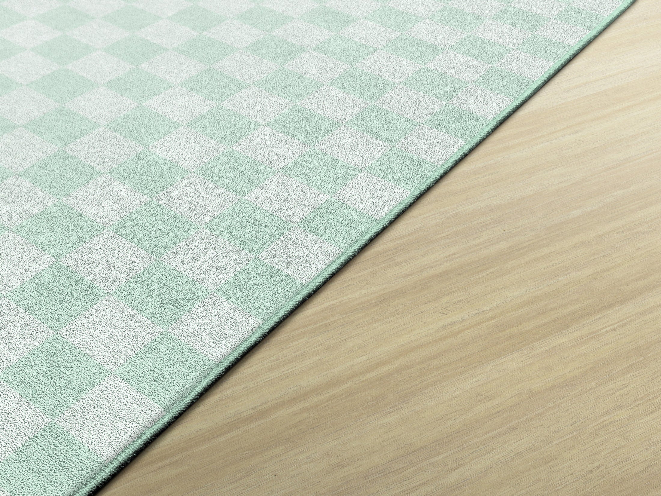 Mint Checkerboard Rug Classroom Rug by schoolgirl style