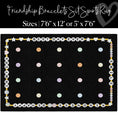 Load image into Gallery viewer, Friendship Bracelet Sit Spots Classroom Rug by Schoolgirl Style