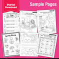 Load image into Gallery viewer, Printable Kindergarten April Homeschool Curriculum Bundle