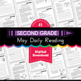 Load image into Gallery viewer, Printable Second Grade May Daily Reading
