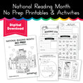 Load image into Gallery viewer, National Reading Month Activities
