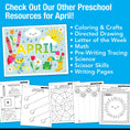 Load image into Gallery viewer, Printable Preschool April Alphabet Center