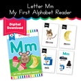 Load image into Gallery viewer, My first alphabet reader letter Mm