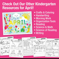 Load image into Gallery viewer, Printable Kindergarten April Daily Alphabet