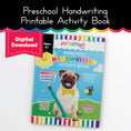 Load image into Gallery viewer, Preschool Handwriting Printable Activity Book