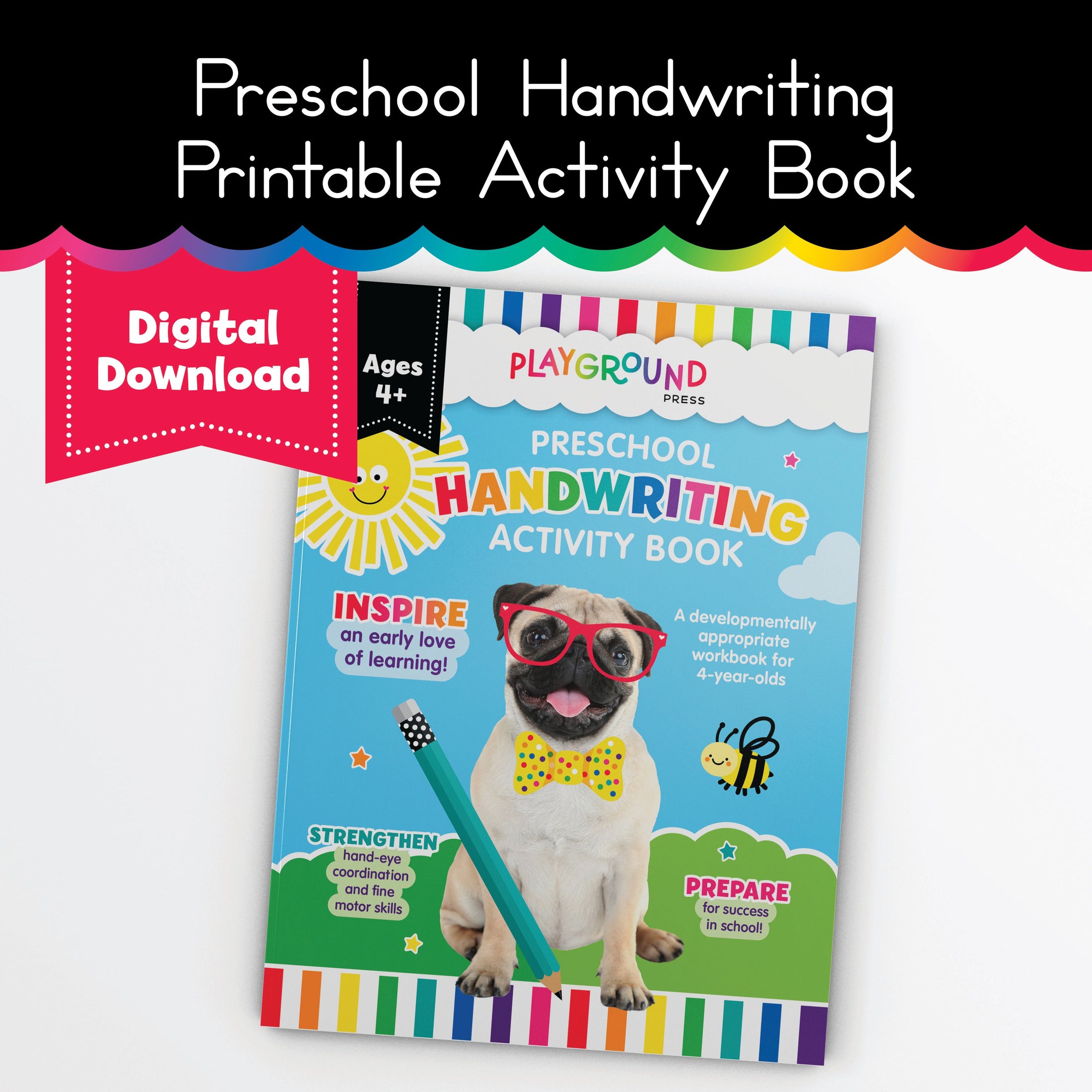 Preschool Handwriting Printable Activity Book