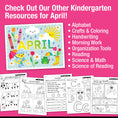 Load image into Gallery viewer, Printable Kindergarten April Daily Writing