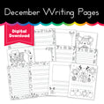 Load image into Gallery viewer, December Writing Center Pages