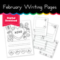 Load image into Gallery viewer, February Writing Pages