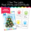Load image into Gallery viewer, Playground Press | I See the Lights Read, Write and Craft Activity Bundle