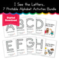 Load image into Gallery viewer, "I see the letters" 7 Workbook Bundle