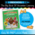 Load image into Gallery viewer, The Big Book of November Learning Preschool