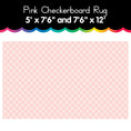 Load image into Gallery viewer, Pink Checkerboard Rug