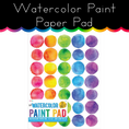 Load image into Gallery viewer, Watercolor Paint Paper Pad
