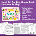 Load image into Gallery viewer, Printable Second Grade May Writing Bundle