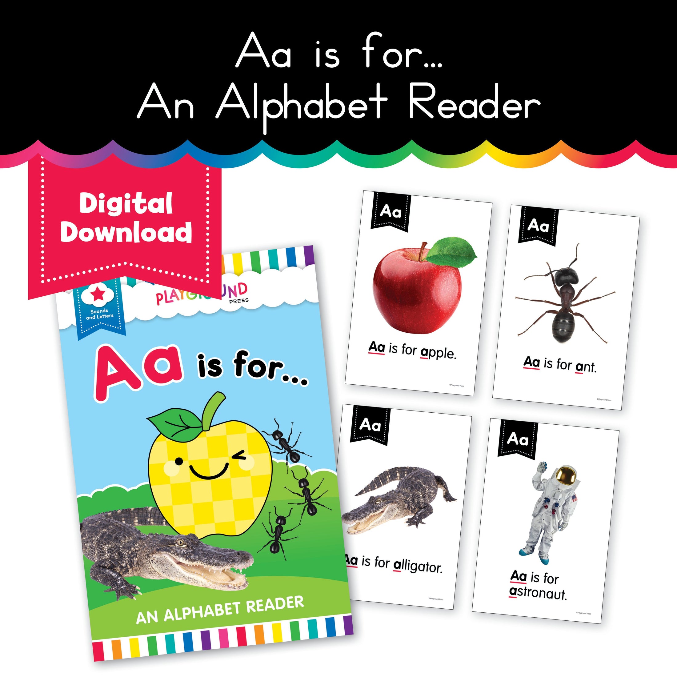 Aa is for... an alphabet reader