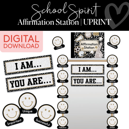 Composition Notebook Affirmation Station