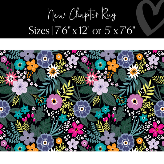 Wildflower Rug Floral Classroom Rug by Flagship