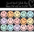 Load image into Gallery viewer, Composition Notebook with Pastel Smileys Classroom Rug by Schoolgirl Style