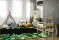 Load image into Gallery viewer, Greenery on Black Classroom Rug by Schoolgirl Style