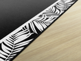 Load image into Gallery viewer, White Ferns On Black Classroom Rug by Schoolgirl Style