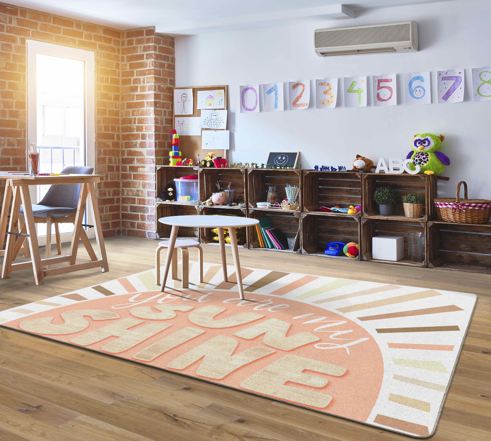 You Are My Sunshine Classroom Rug by Schoolgirl Style