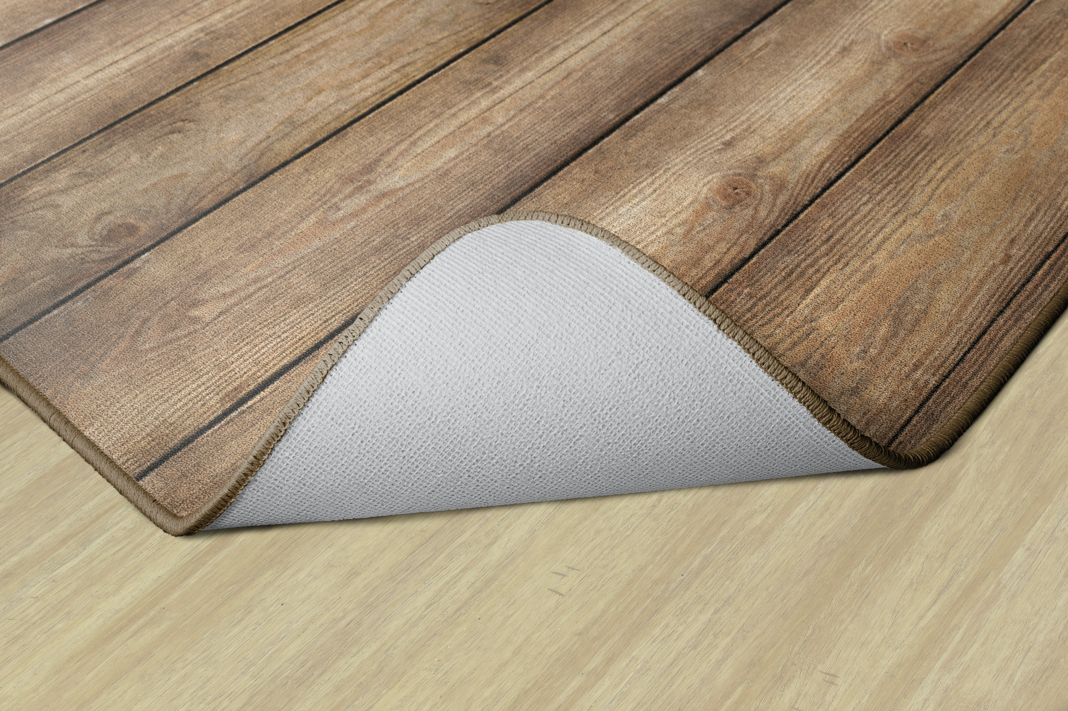 Rustic Wood Classroom Rug by Schoolgirl Style