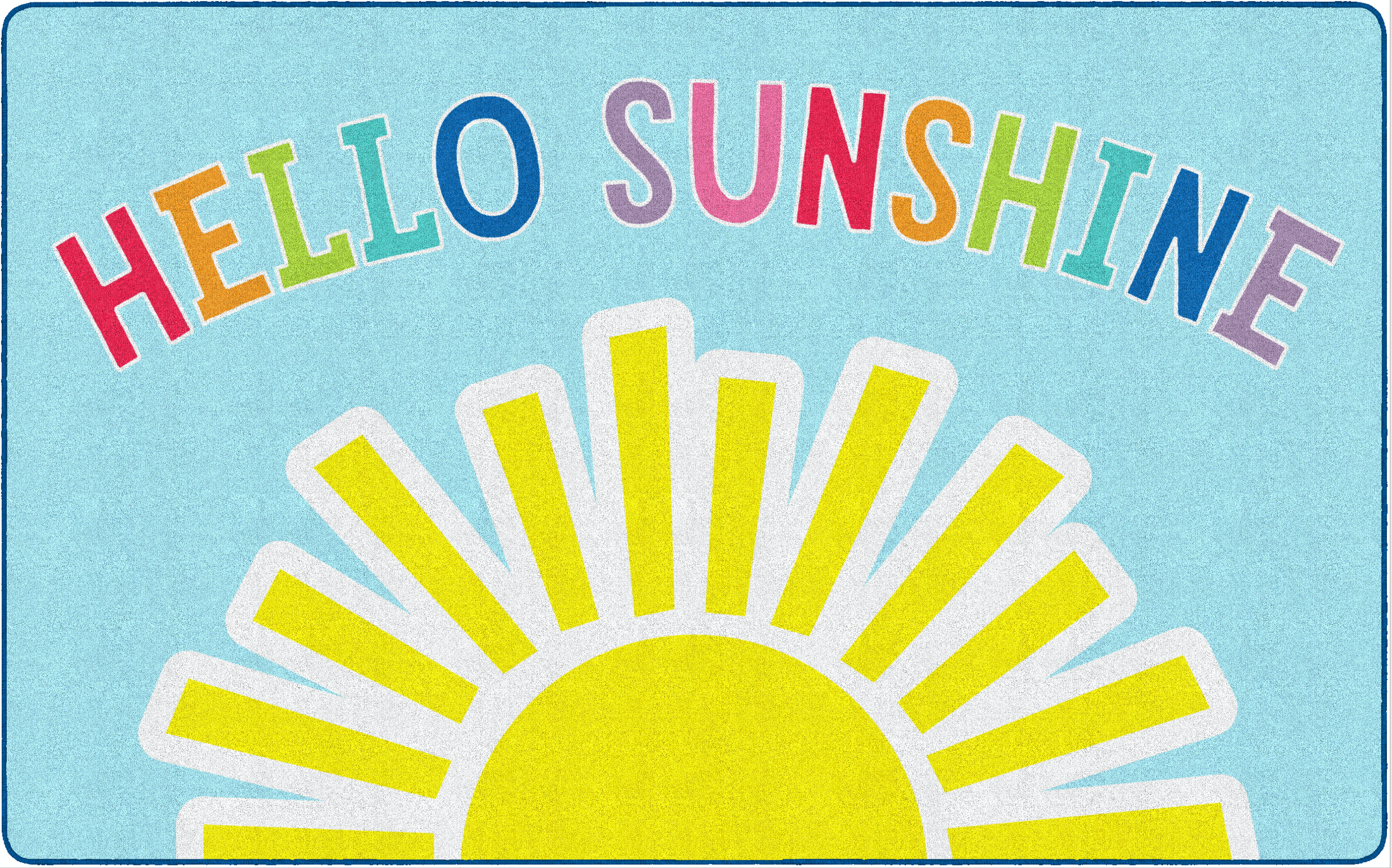 Hello Sunshine Classroom Rug by Schoolgirl Style