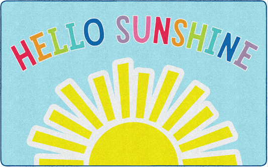 Hello Sunshine Classroom Rug by Schoolgirl Style