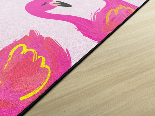 Flamingo Classroom Rug by Schoolgirl Style