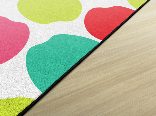 Colorful Apples Classroom Rug by Schoolgirl Style