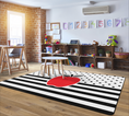 Load image into Gallery viewer, Red Apple Classroom Rug by Schoolgirl Style
