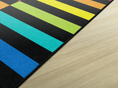 Load image into Gallery viewer, Rainbow Stripes Classroom Rug by Schoolgirl Style