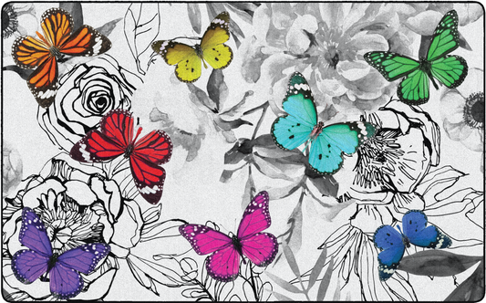 Butterflies Classroom Rug by Schoolgirl Style