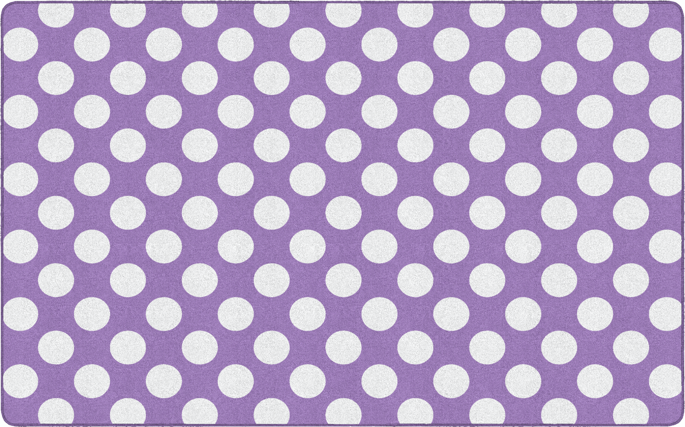 Purple Polka Dot Classroom Rug by Schoolgirl Style