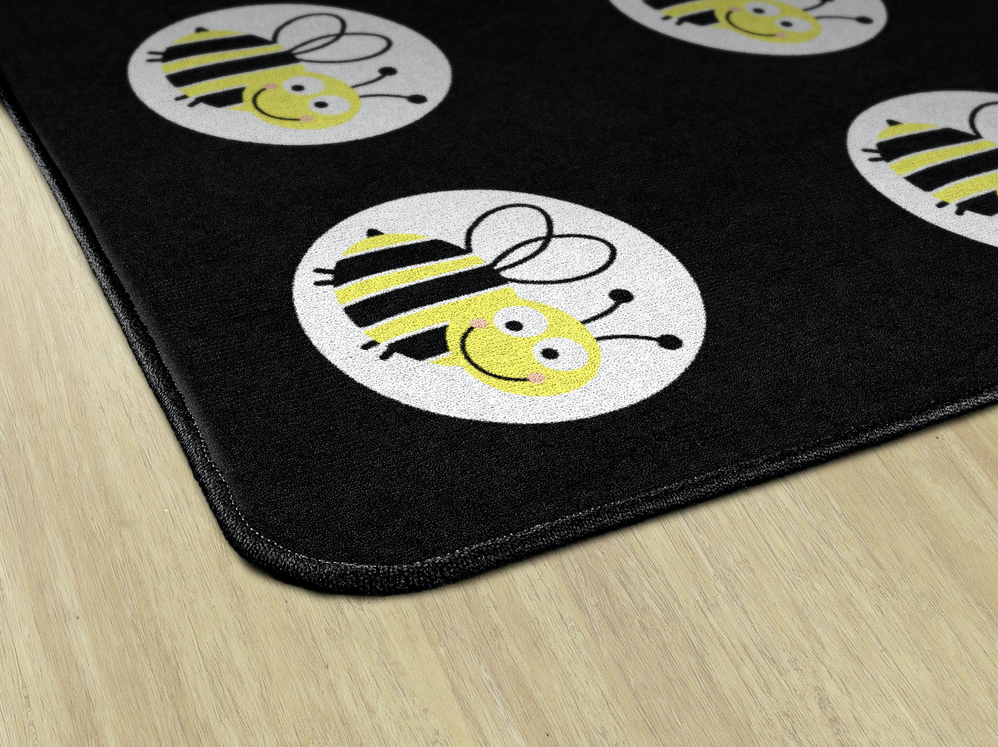 Bees Sit Spots Classroom Rug by Schoolgirl Style