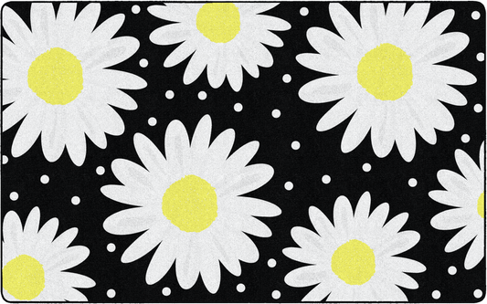 Daisy Polka Dots Classroom Rug by Schoolgirl Style