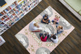 Load image into Gallery viewer, Disco Ball Checkerboard Classroom Rug by Schoolgirl Style