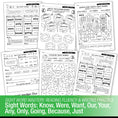 Load image into Gallery viewer, Printable First Grade May Daily Sight Words