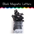Load image into Gallery viewer, Black Magnetic Letters