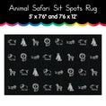 Load image into Gallery viewer, Animal Safari Sit Spots Rug