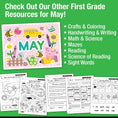 Load image into Gallery viewer, Printable First Grade May Daily Morning Work